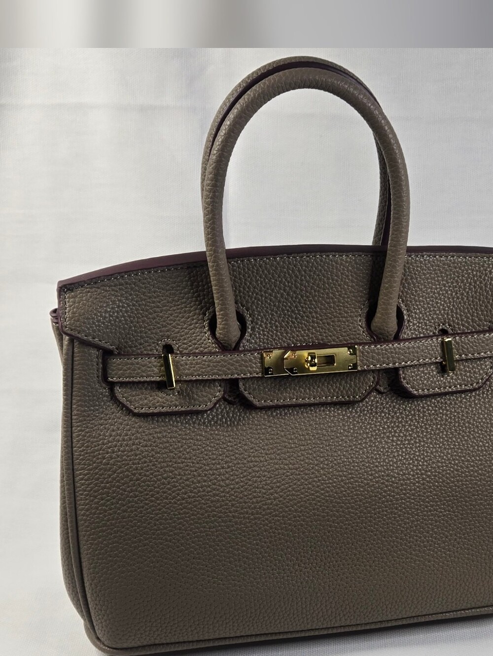 Elegant Birkin 25 In Dark Taupe